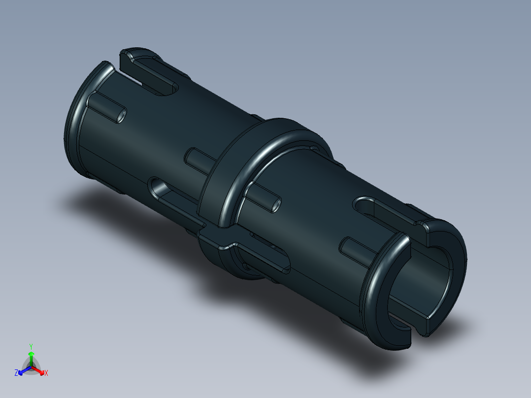 气缸电机-2780 Black Technic Pin with Friction and Slots