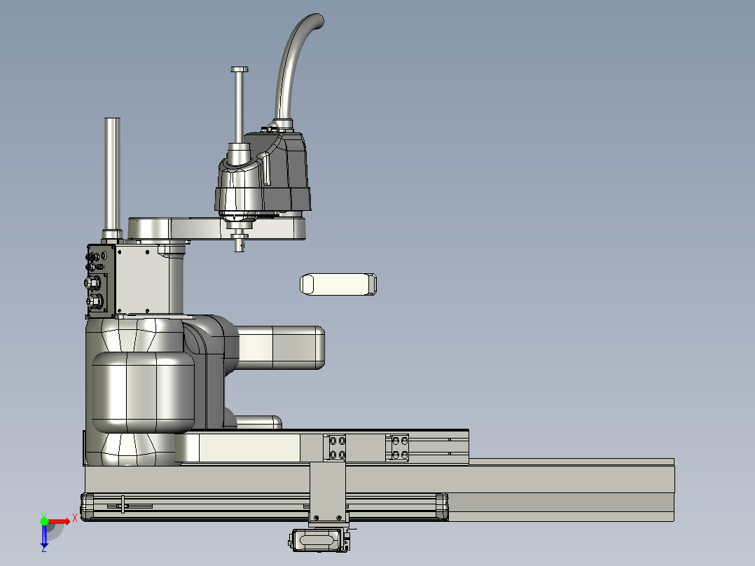 激光加农炮机器人俯视图