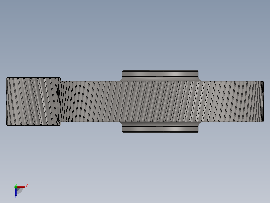 齿轮啮合 (65)俯视图