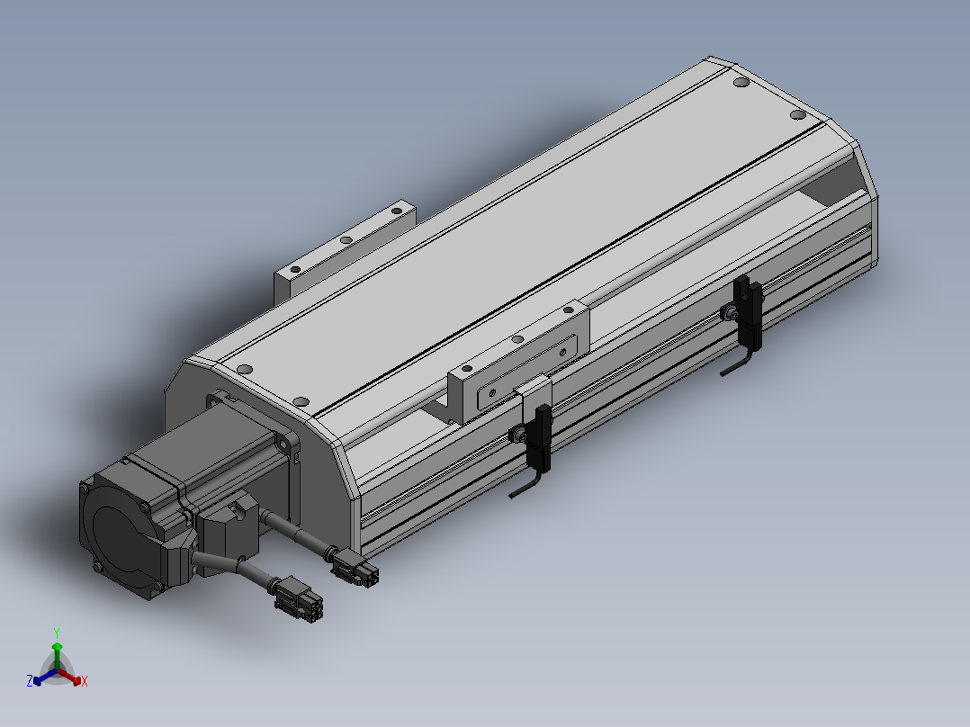 精密模组MY130-T10-150L-BC-P20B-C4-C正等轴测图