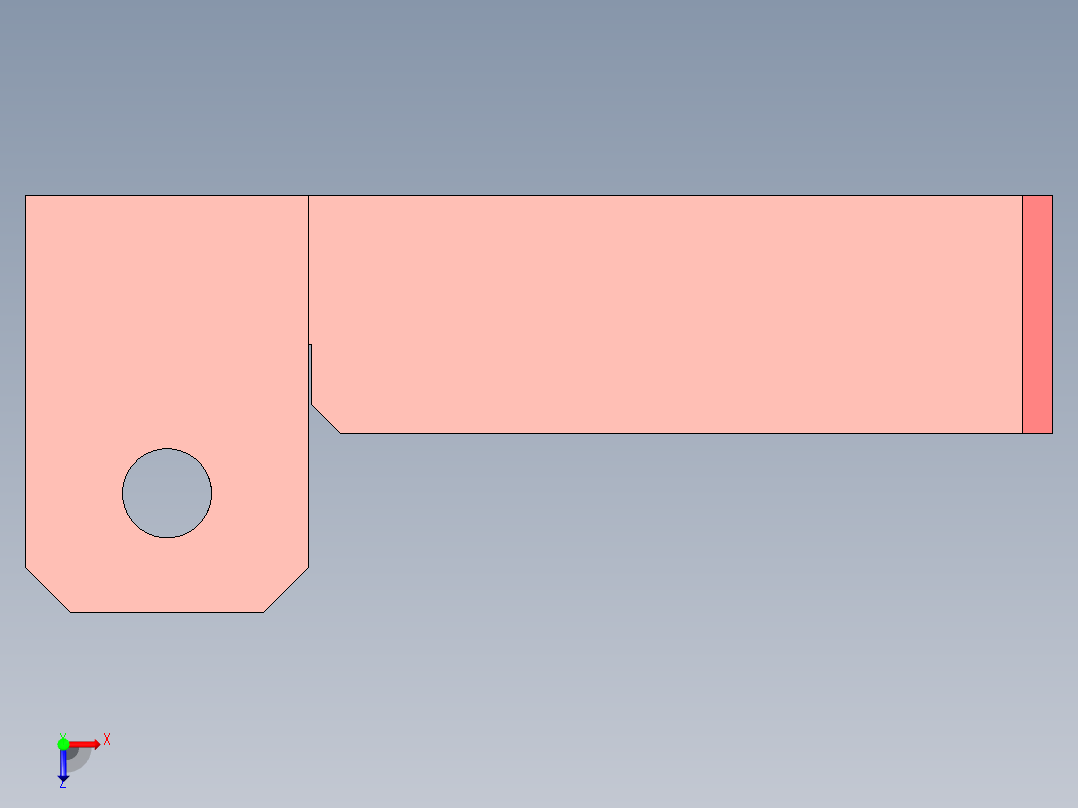 P102-汽车后消声器总成检具设计及三维catia建模俯视图