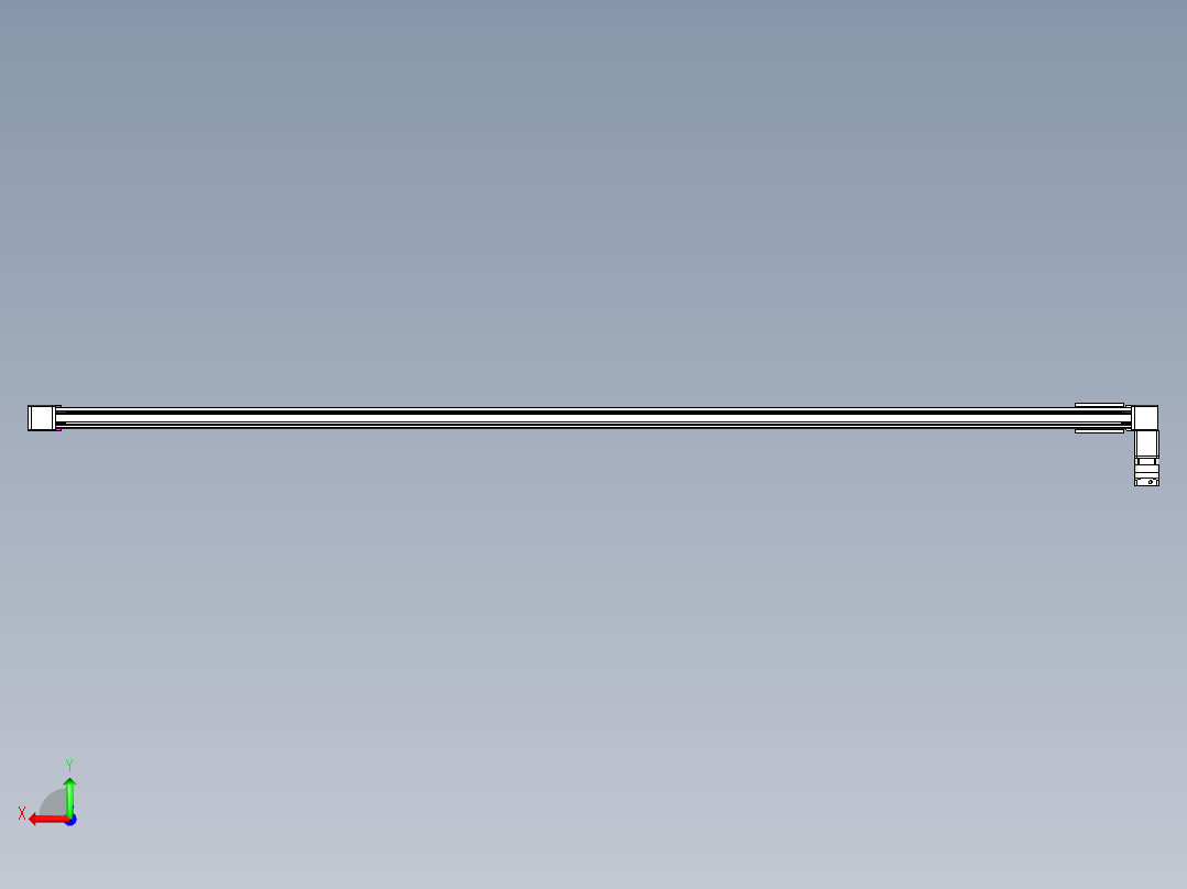 威洛博LB.GB同步带传动--欧规系列GB8-L192-S3800-BL-P75-K后视图