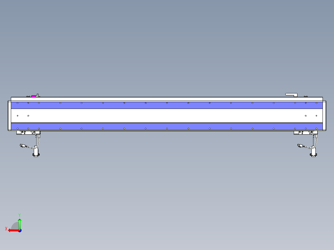 威洛博VL系列3d模型模组2VL14S1Y-S1150后视图