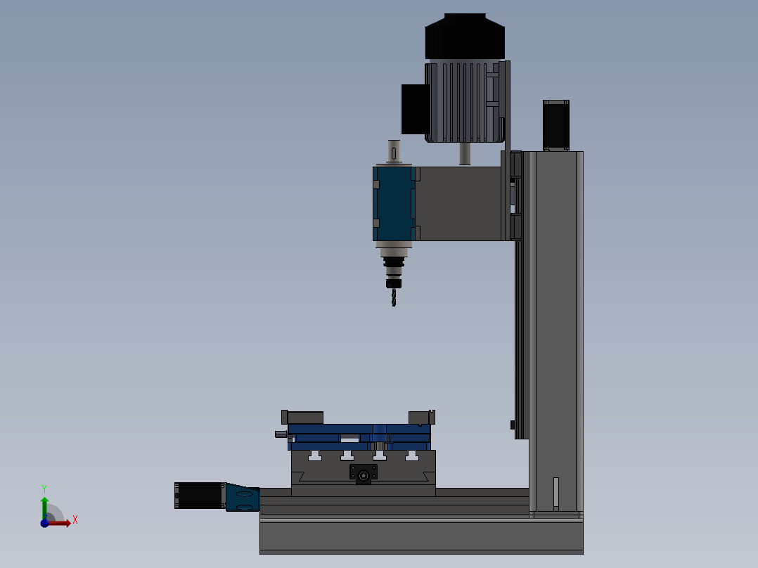 用横盘制造的压磨机气割切割机直磨机前视图
