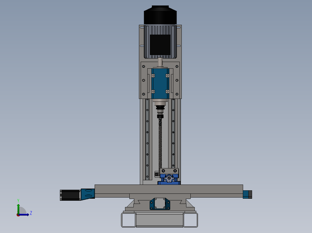 用横盘制造的压磨机气割切割机直磨机左视图