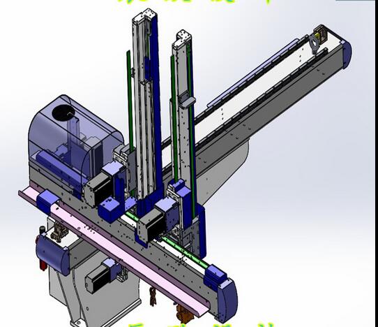 五轴注塑机械手3D图纸 K367 非标自动化设备3D图纸3D模型
