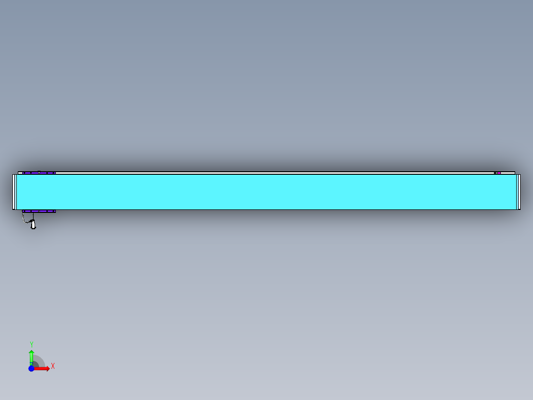 威洛博VL系列直线电机模组-VL22H3-S2850前视图