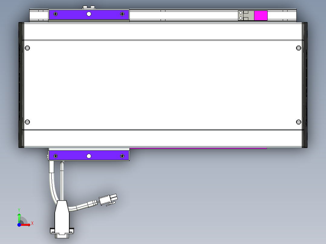 威洛博VL系列3d模型模组VL17E1Y-S200前视图