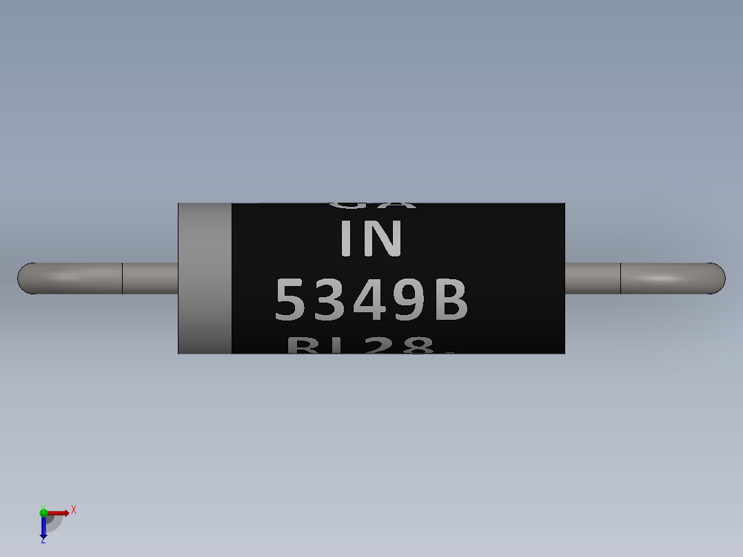 电容器 二极管 电阻器-Zener Diode 1N5349B俯视图
