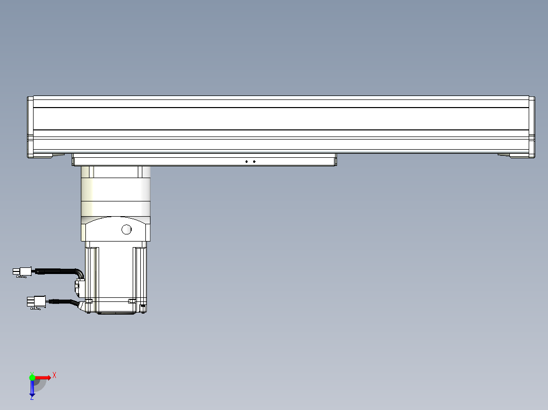 威洛博VG 系列模组VG22-L50π-S200-BC-ZP75B-C3-K俯视图