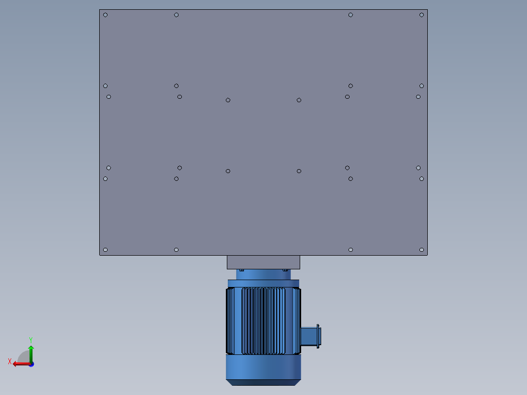 护栏清洗车后视图