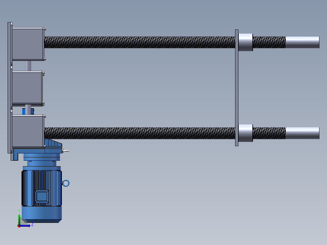 护栏清洗车左视图
