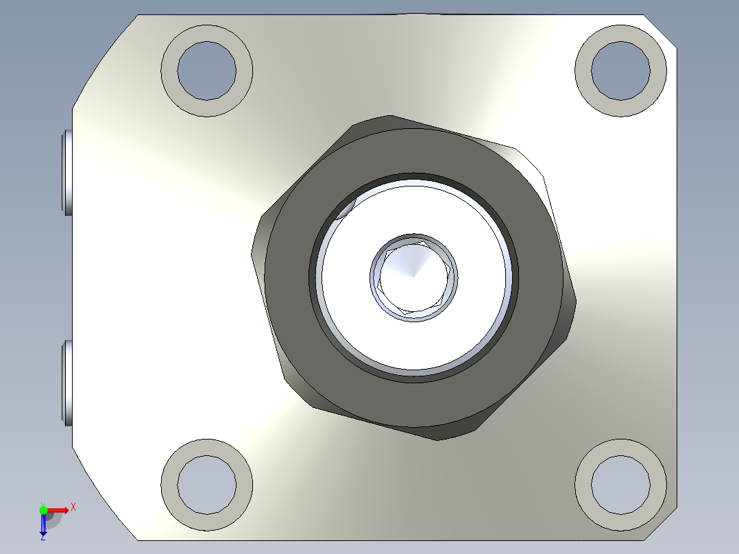KOSMEKLHS0750-GL-Y45多系列多零件图纸模型俯视图
