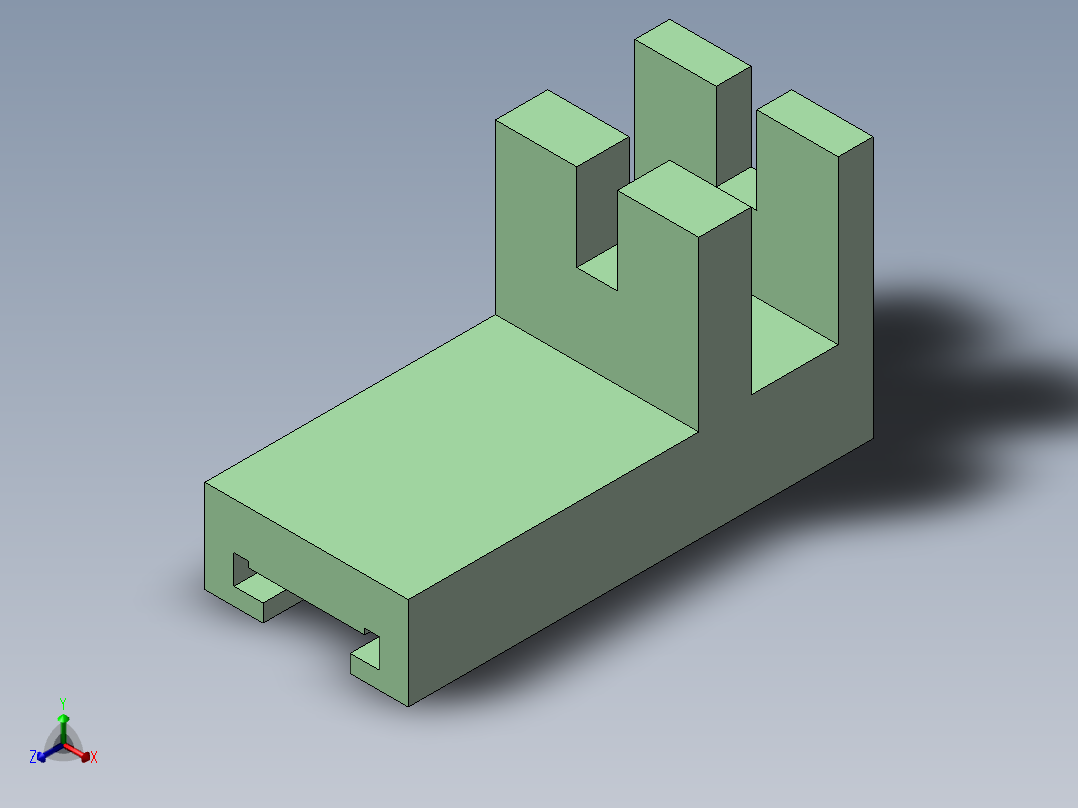 S3 输出滑块正等轴测图