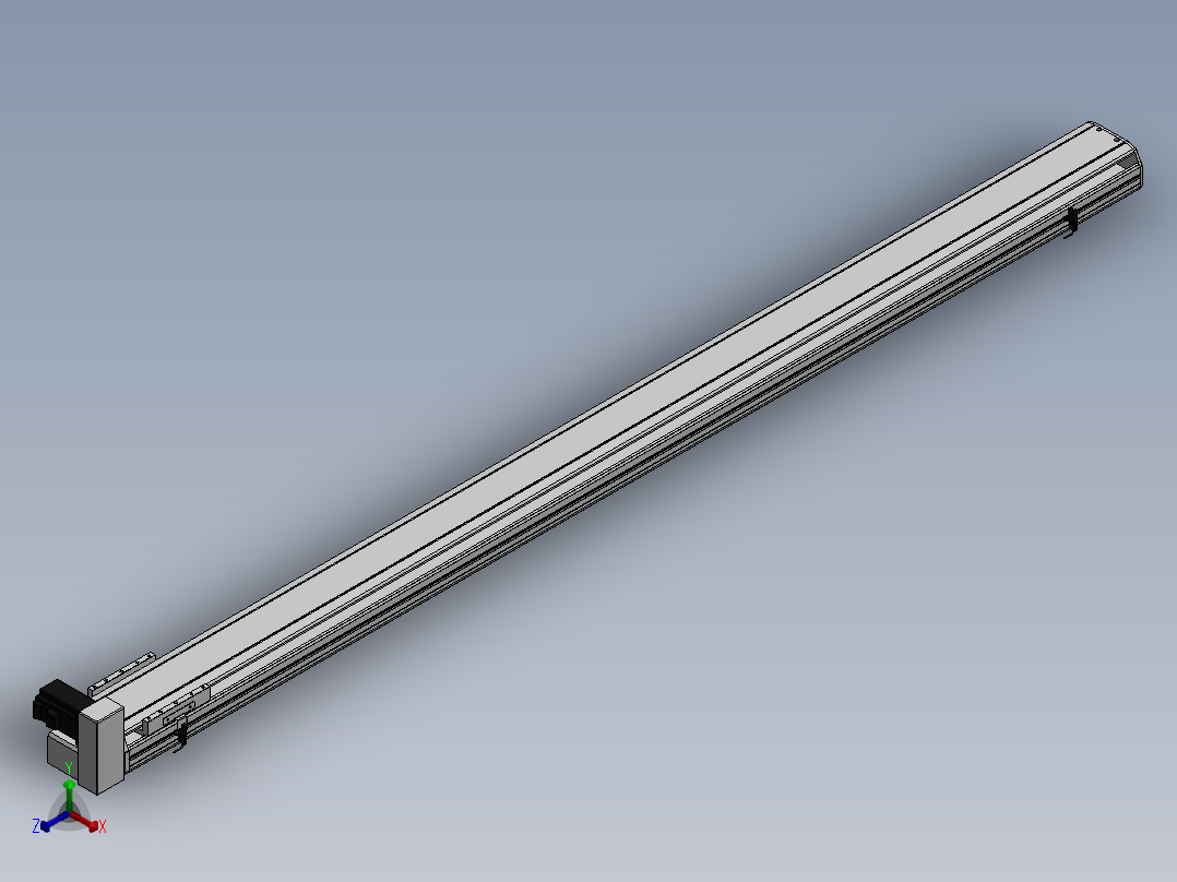 精密模组MT140-L110-2000-RU-M40-C4正等轴测图