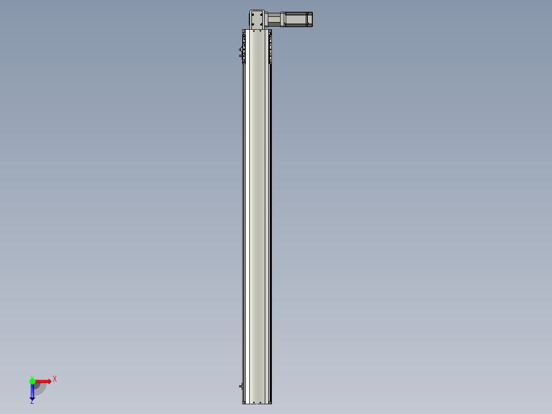东锦同步带传动-直线滑台模组DH120B-L125-S1300-BL-P400W-C3俯视图