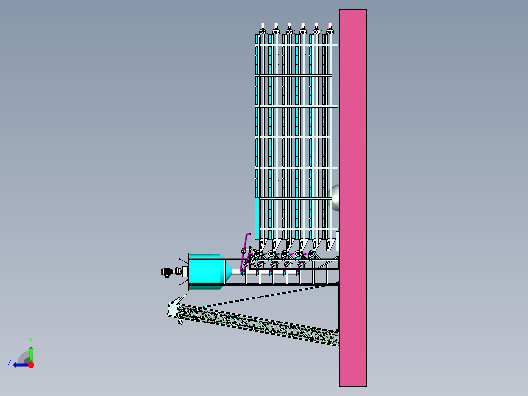黑水虻养殖自动化成套设备ug10右视图