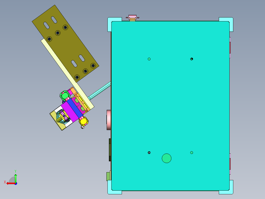 螺丝排序供料上料排列机和拧紧轴后视图