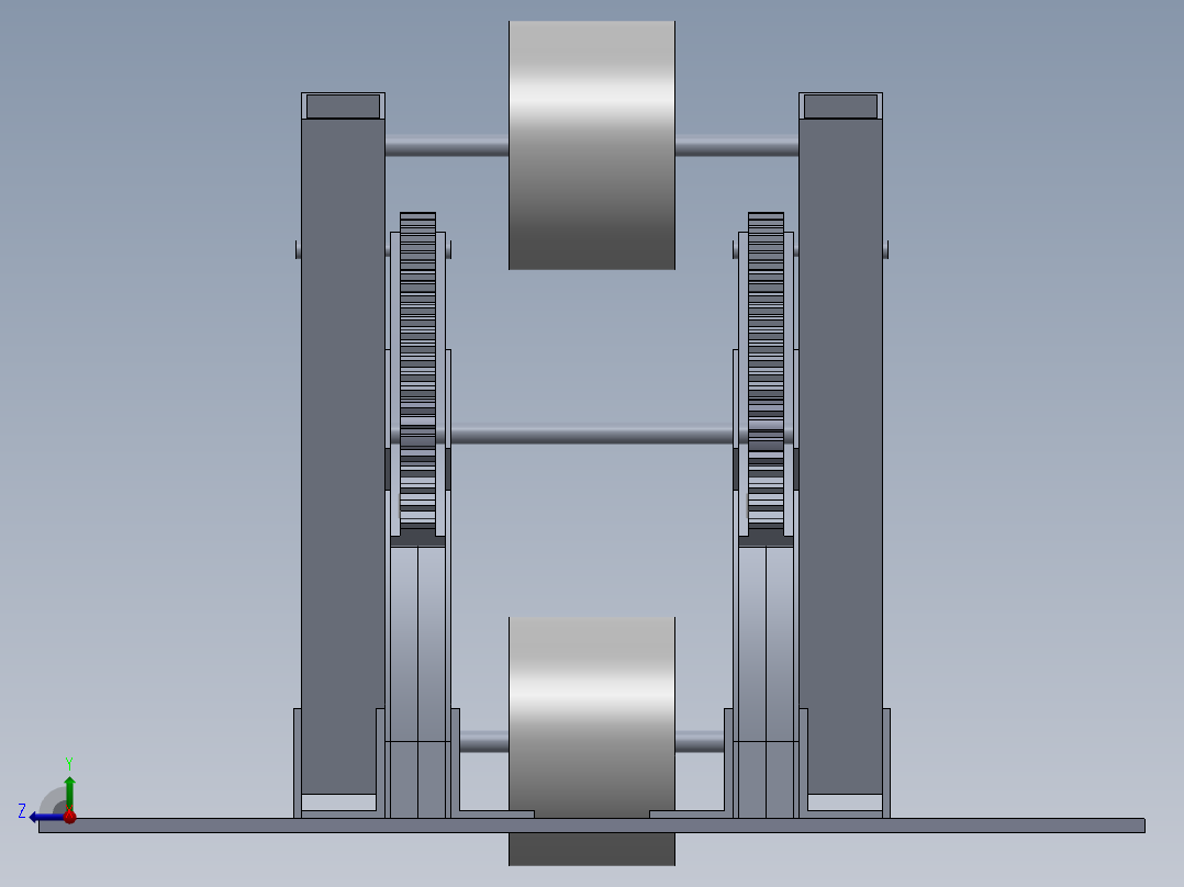 投掷机构右视图