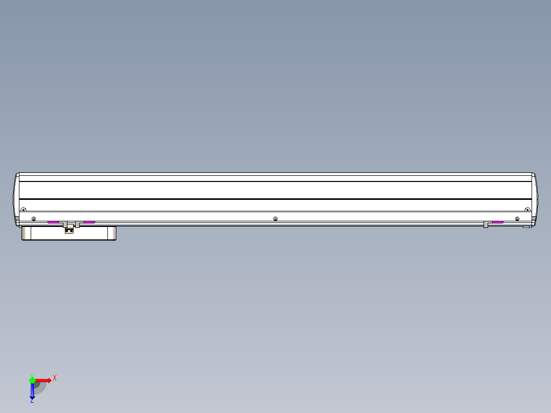 威洛博LC系列3d模型模组LC22H1Y-S700俯视图