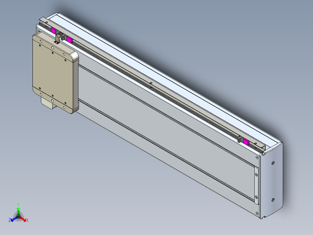 威洛博LC系列3d模型模组LC22H1Y-S700正等轴测图