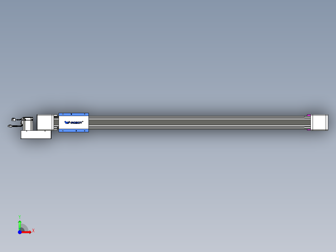 威洛博LB.GB同步带传动--欧规系列GB8-L96-S1300-BL-P40前视图