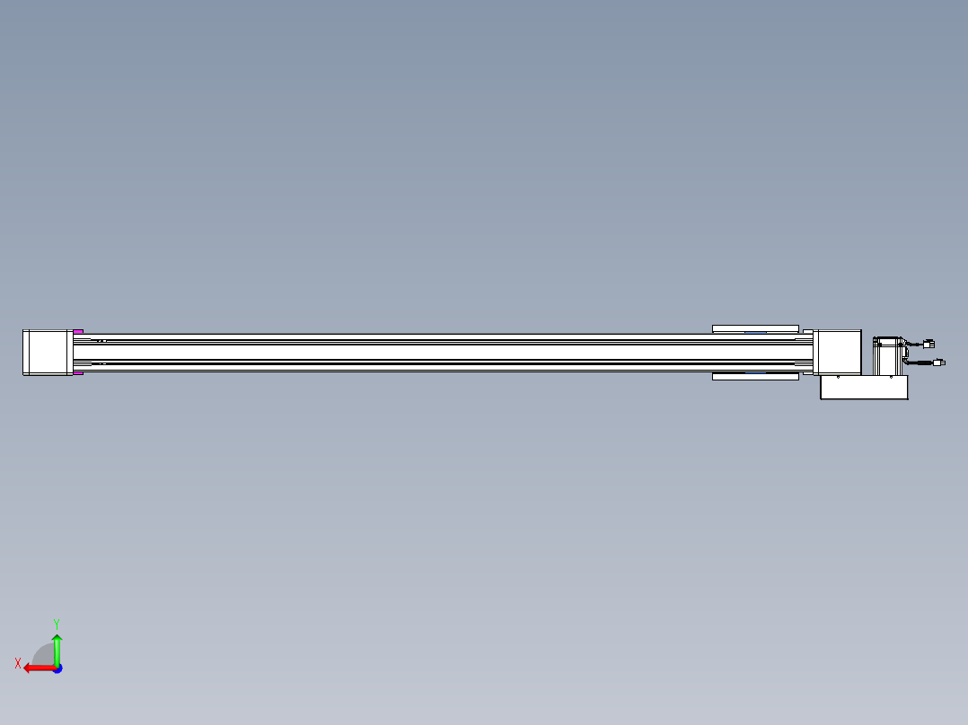 威洛博LB.GB同步带传动--欧规系列GB8-L96-S1300-BL-P40后视图