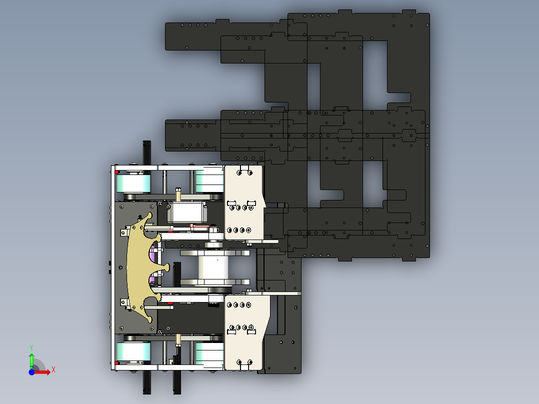 机器人拳击比赛红心皇后赛车前视图