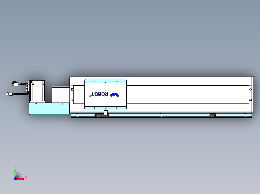 威洛博VBC同步带传动一无尘环境VBC14-L45-S400-BL-ZP40-C3前视图