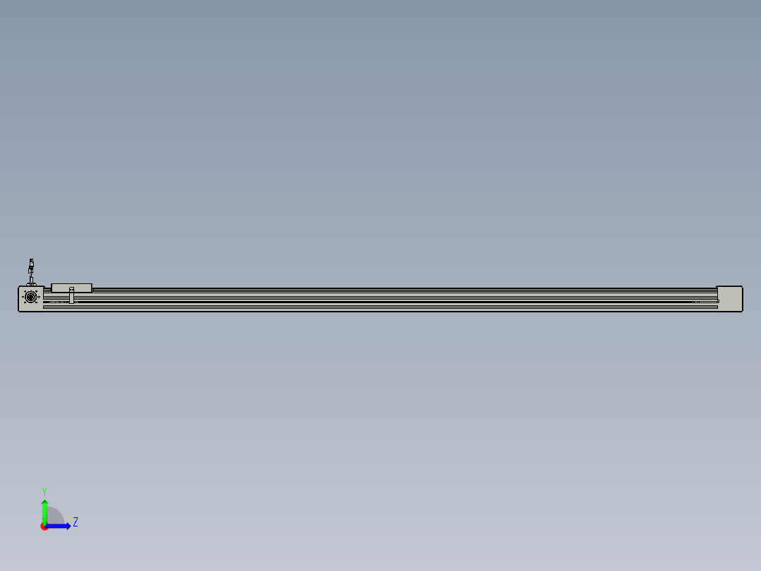 威洛博直线电机模组EB6-L140-S1950-R-P40-MS3左视图