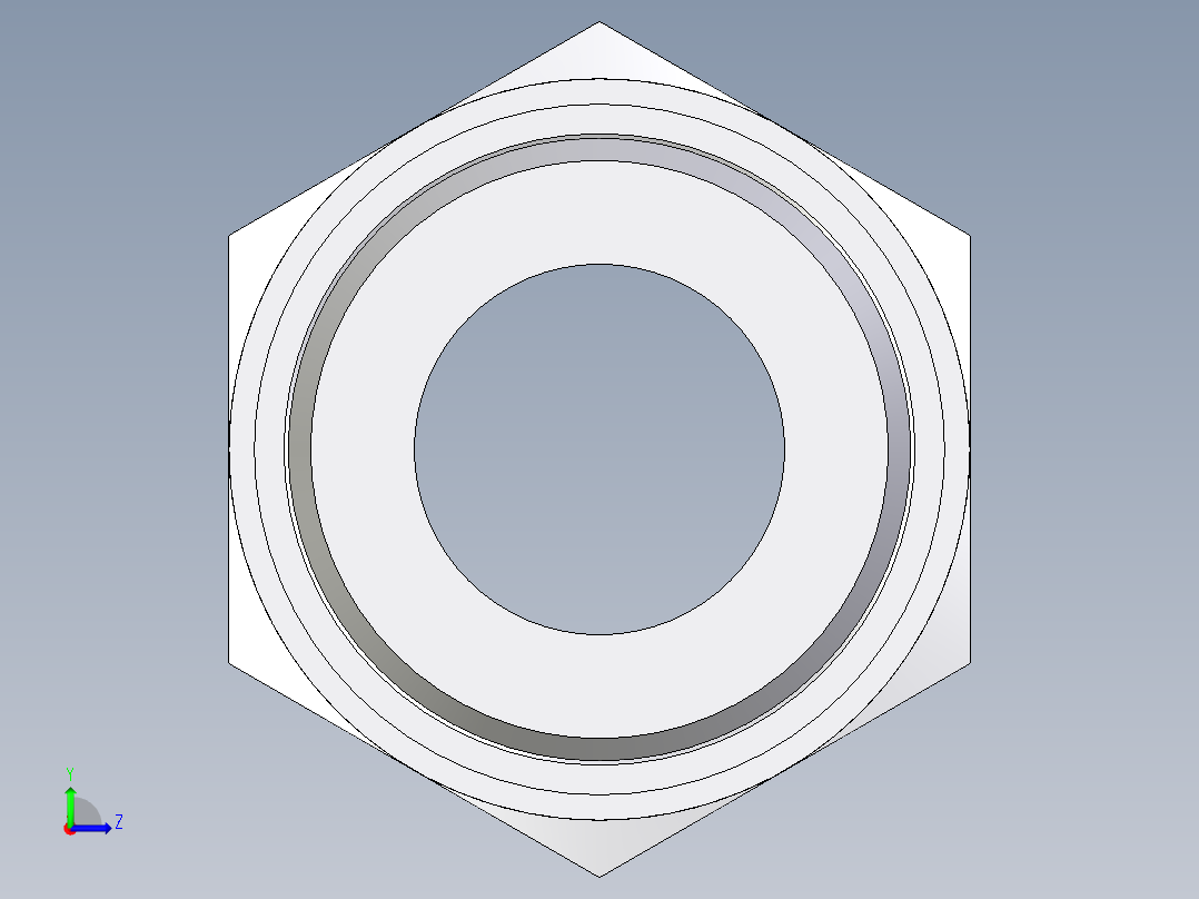 卡套式工业通用硬管接头EO_Male_Stud_connector_GE30ZSMEDCF左视图