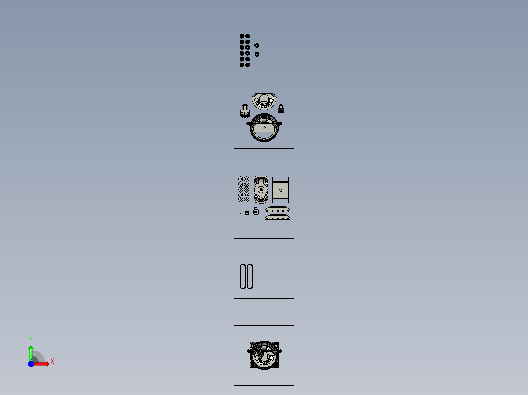 超级机器人 STP STL前视图