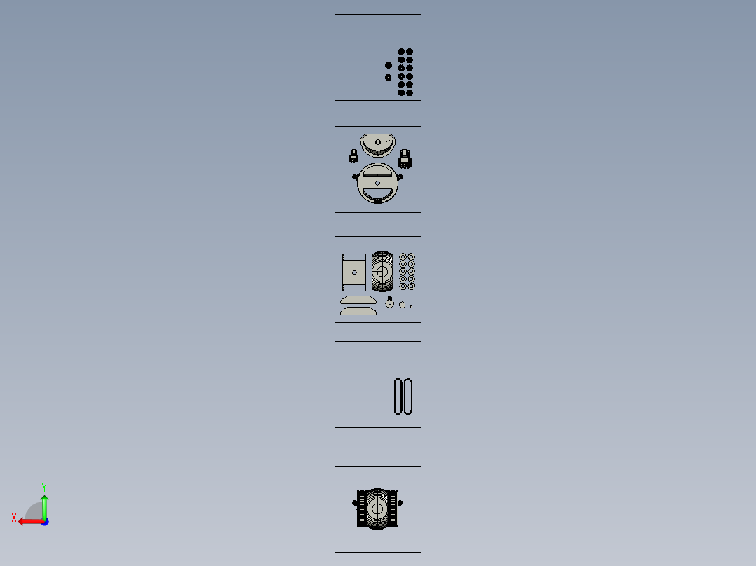 超级机器人 STP STL后视图