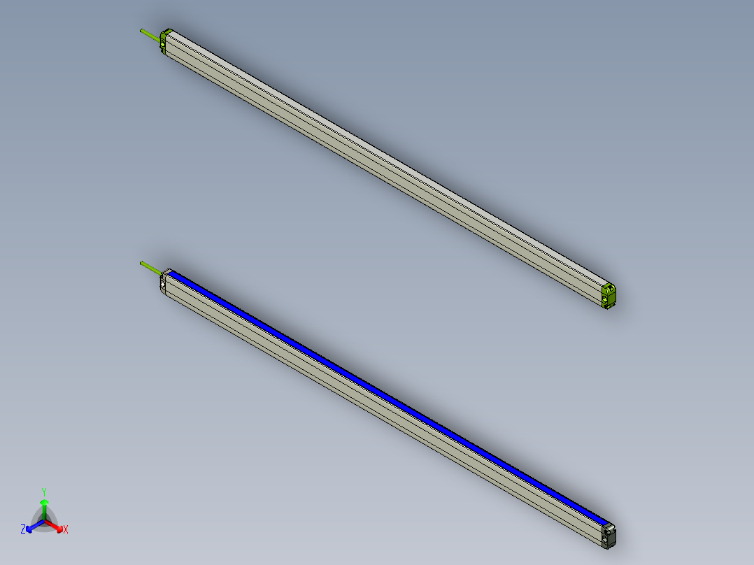 安全_区域传感器H2TLS3420_3D正等轴测图