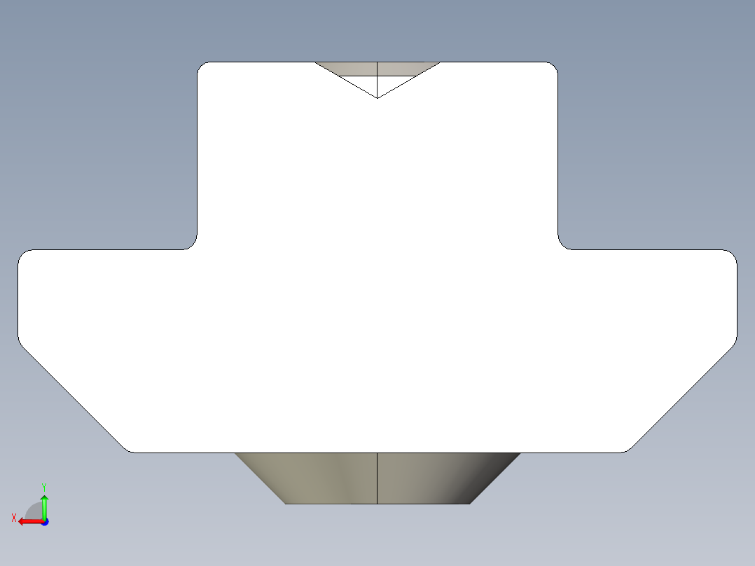 型材-BR 10 SLOT PROFILE CONNECTOR KJN528746后视图