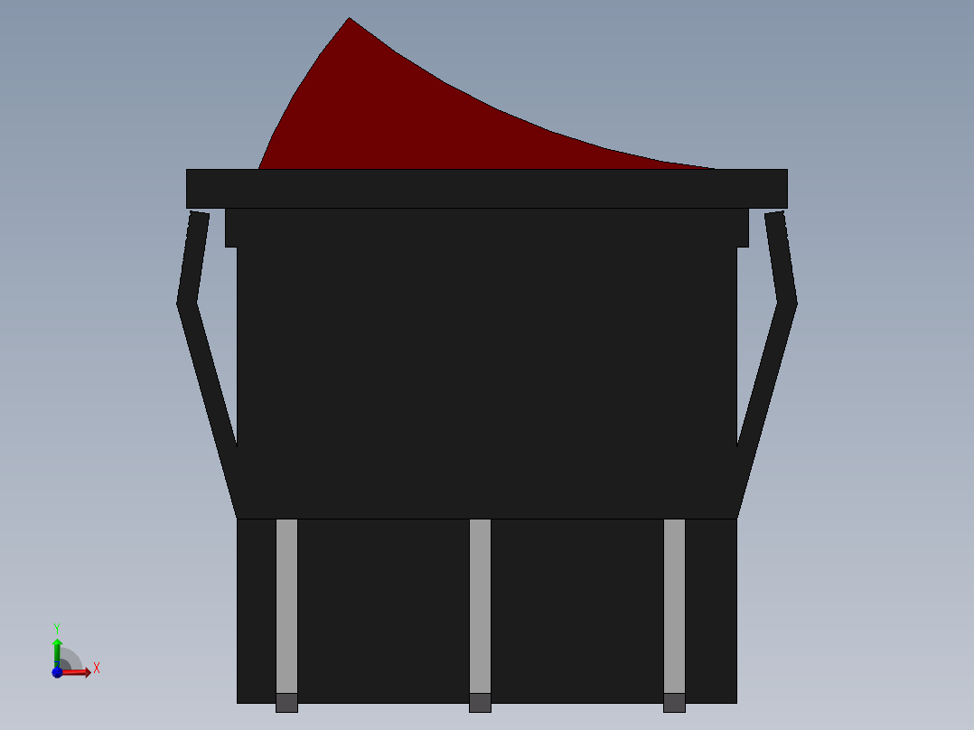 电控开关前视图