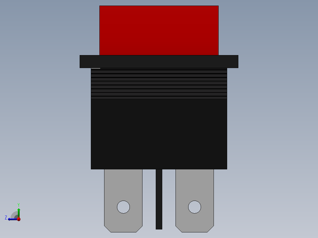 电控开关右视图