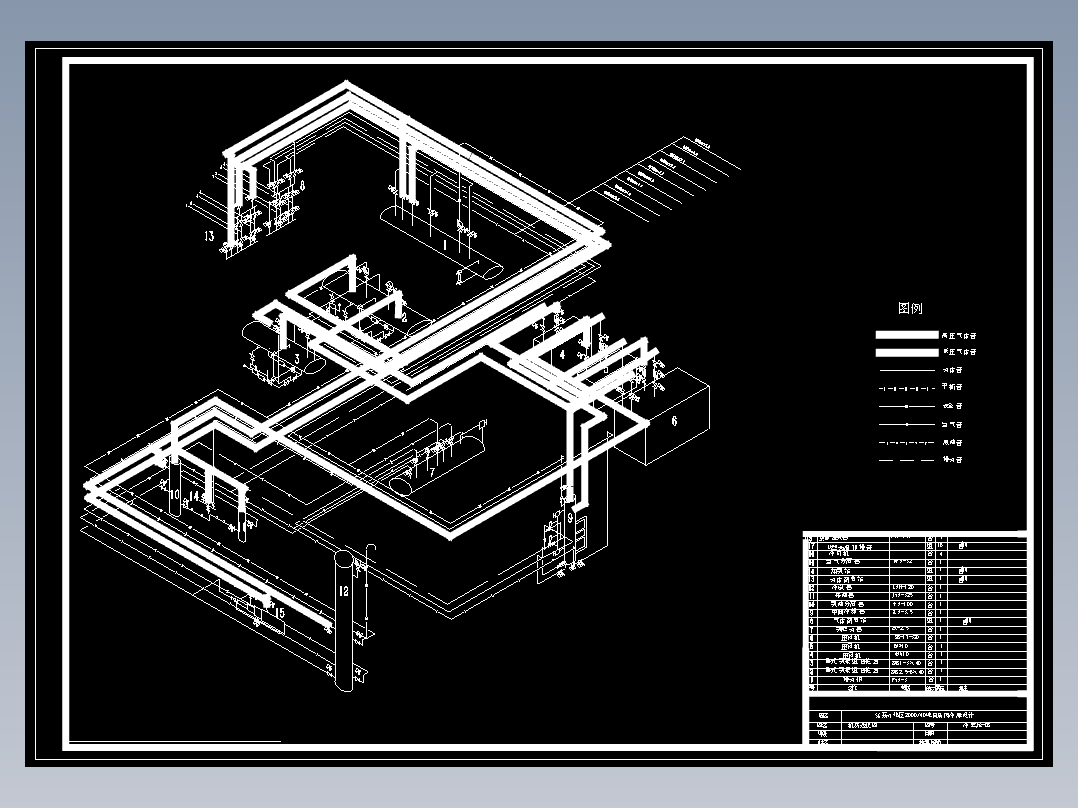 E1215-绥芬河地区2000∕40吨白条肉冷库设计CAD+说明书