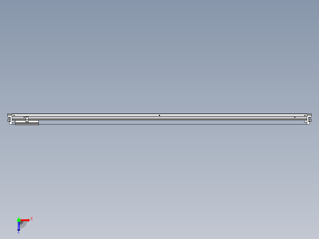 威洛博VL系列3d模型模组VL17E2Y-S2050俯视图