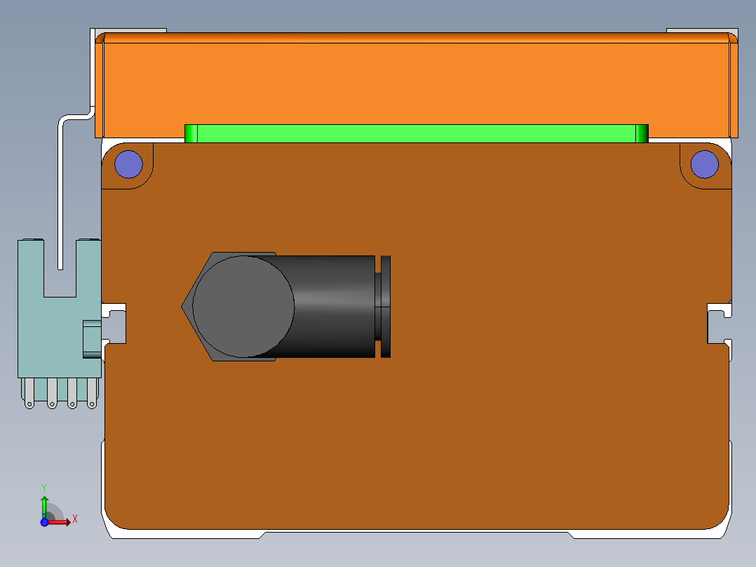MCH丝杆全封闭MCH12-BC-100W前视图