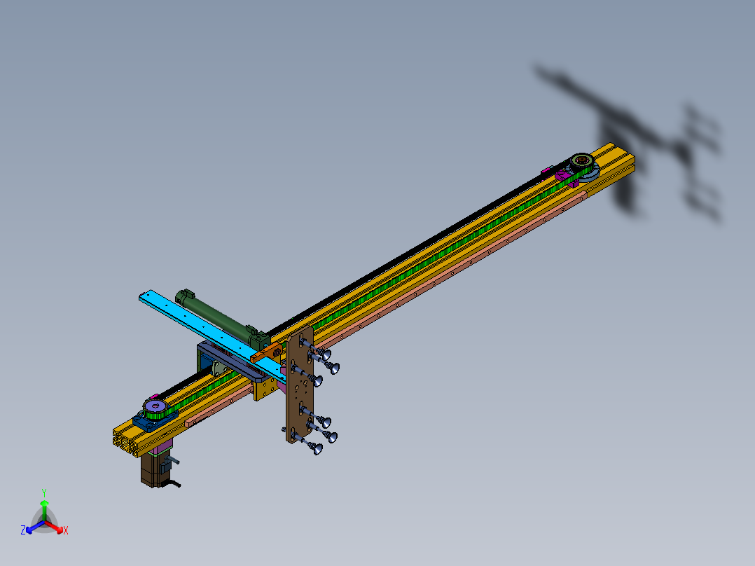 伺服移动气动抓手
