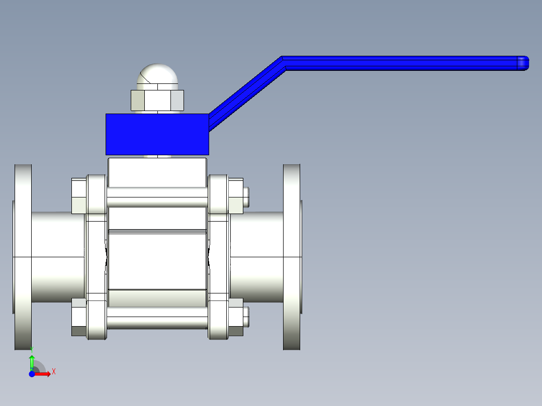 阀门模型-DN32____(____)前视图
