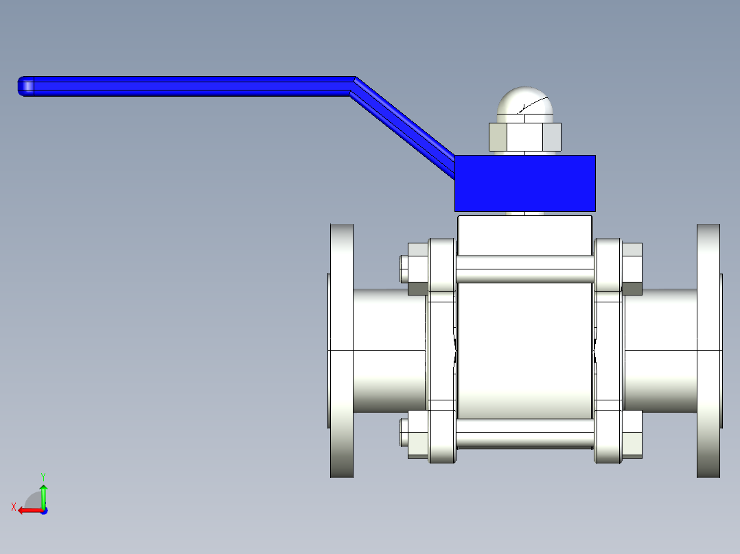 阀门模型-DN32____(____)后视图