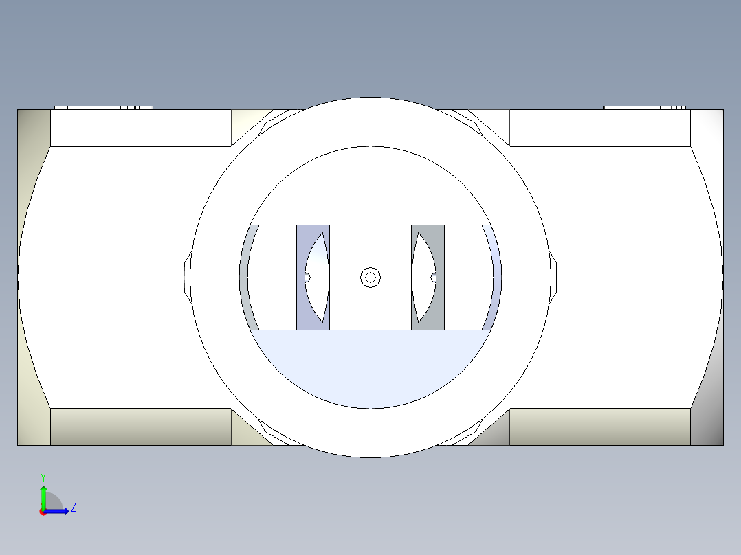 空气雾化喷嘴左视图