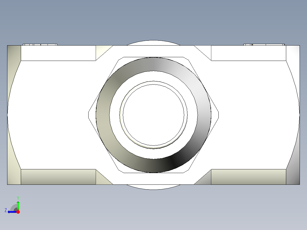 空气雾化喷嘴右视图