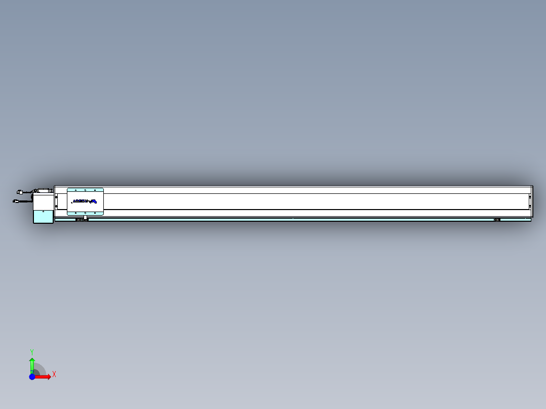 威洛博VBC同步带传动一无尘环境VBC14-L45-S1800-BLD-ZP75-C3前视图