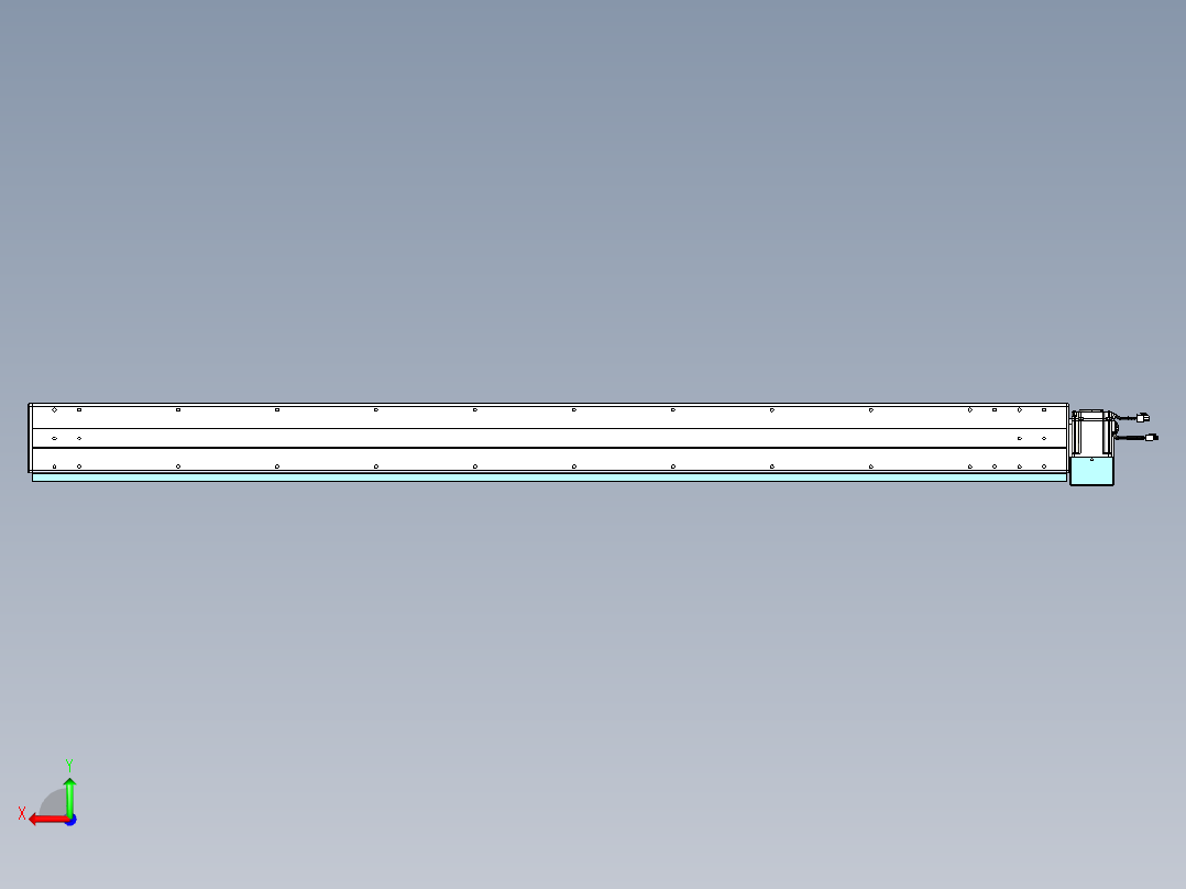 威洛博VBC同步带传动一无尘环境VBC14-L45-S1800-BLD-ZP75-C3后视图