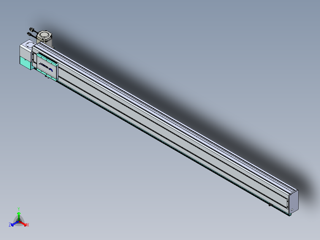 威洛博VBC同步带传动一无尘环境VBC14-L45-S1800-BLD-ZP75-C3正等轴测图
