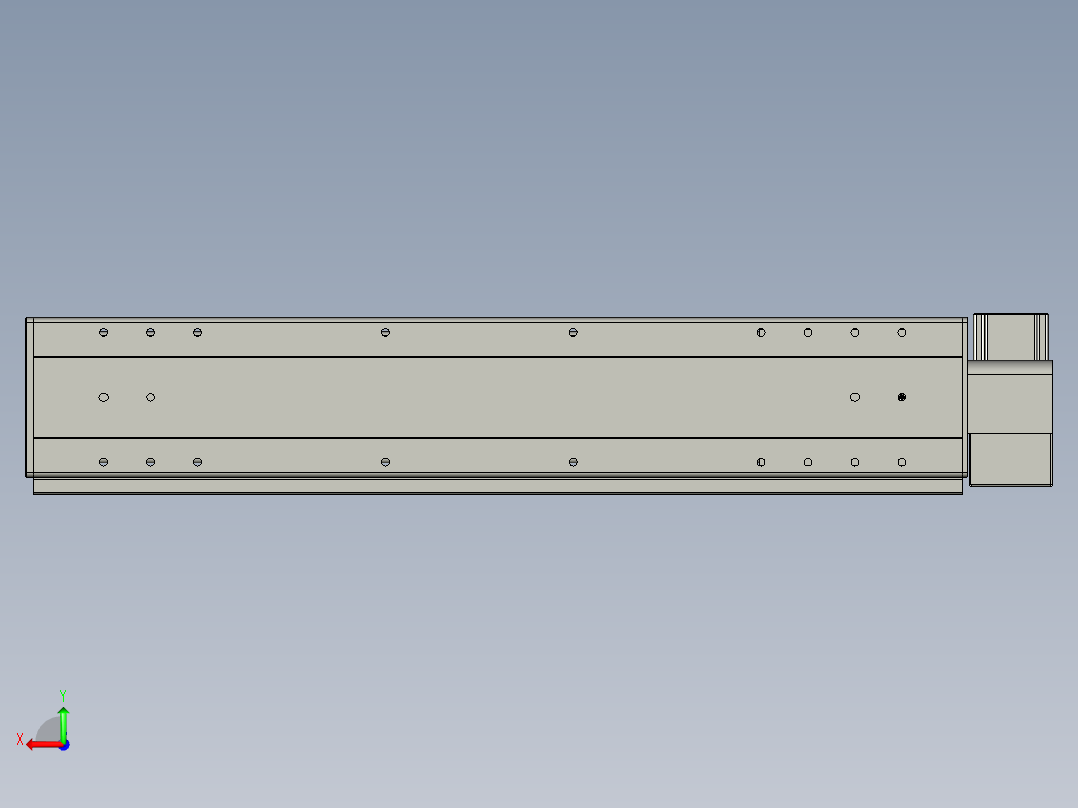 威洛博VBF17-S700-BLU后视图