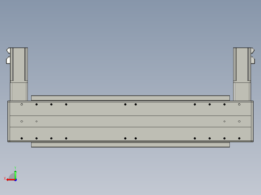 威洛博双电机滑台-VBC14S2-L100-S250-BLR-P40-C6后视图